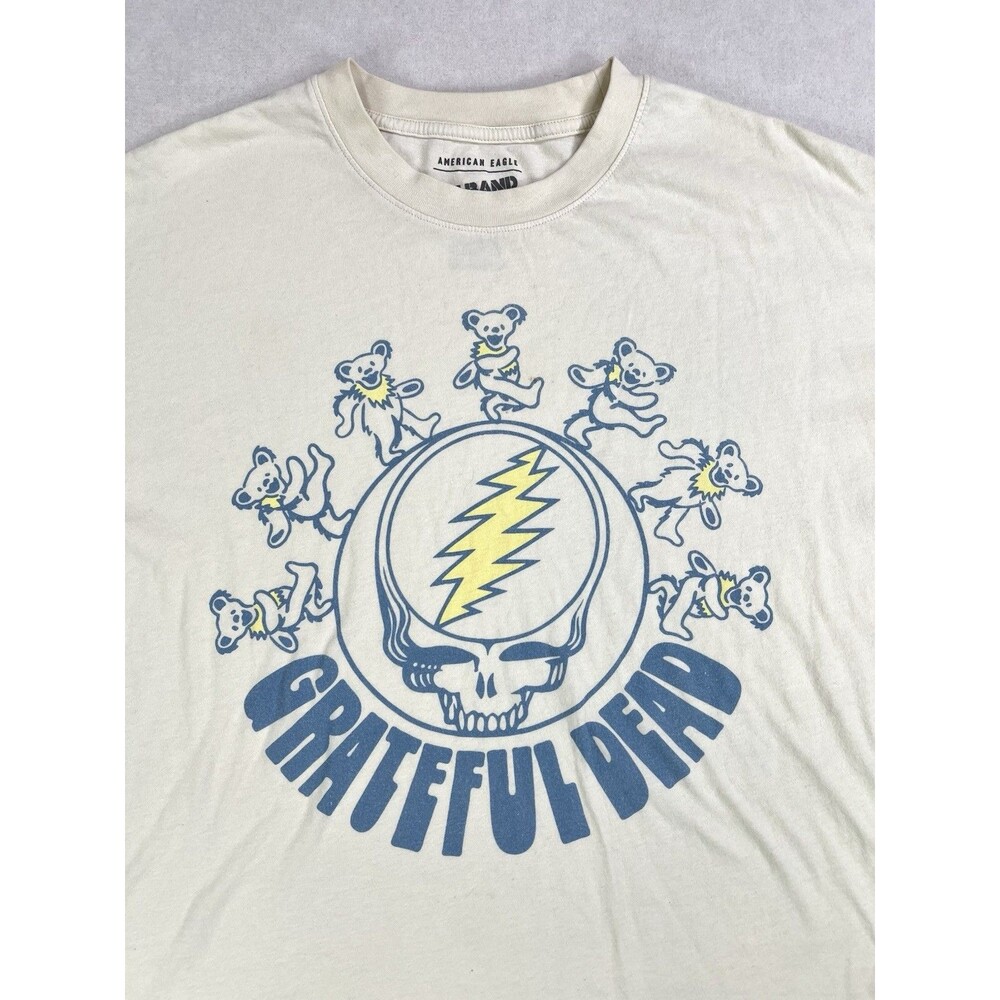 AE American Eagle Oversized Band T- Shirt Grateful Dead Unisex Size XS / S
